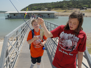 Fourth-graders go fishing for fun